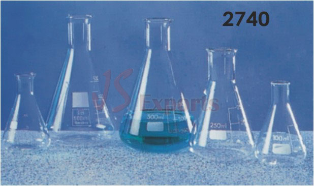FLASK CONICAL WITH SCREW CAP